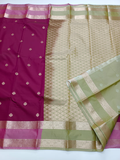 KANCHIPURAM SEMI SILK SAREE