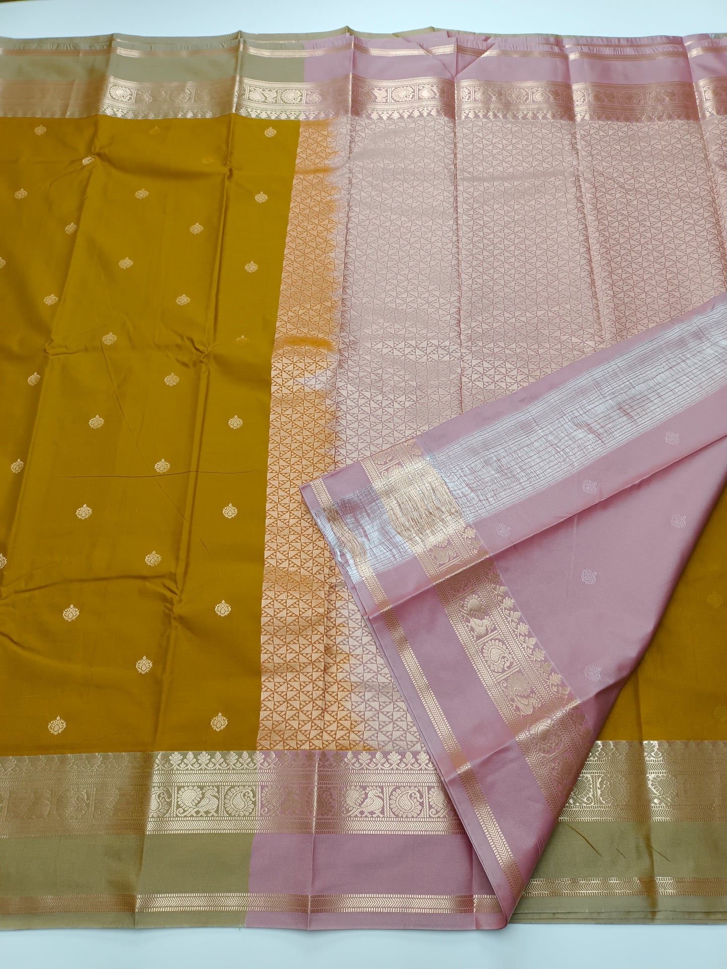 KANCHIPURAM SEMI SILK SAREE