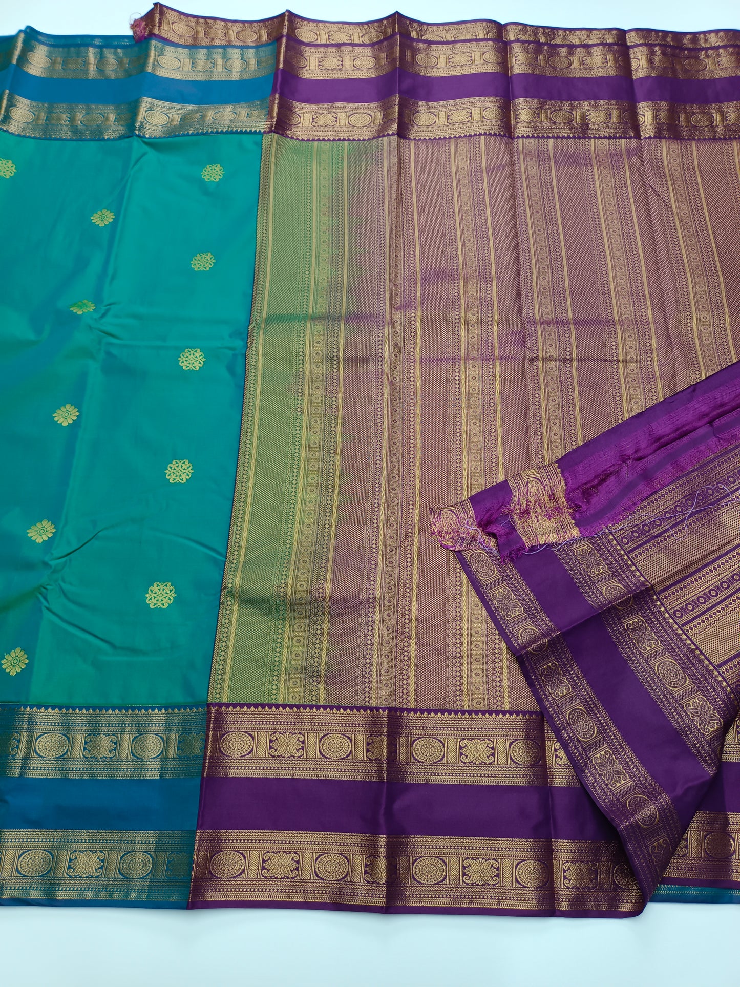 KANCHIPURAM SEMI SILK SAREE