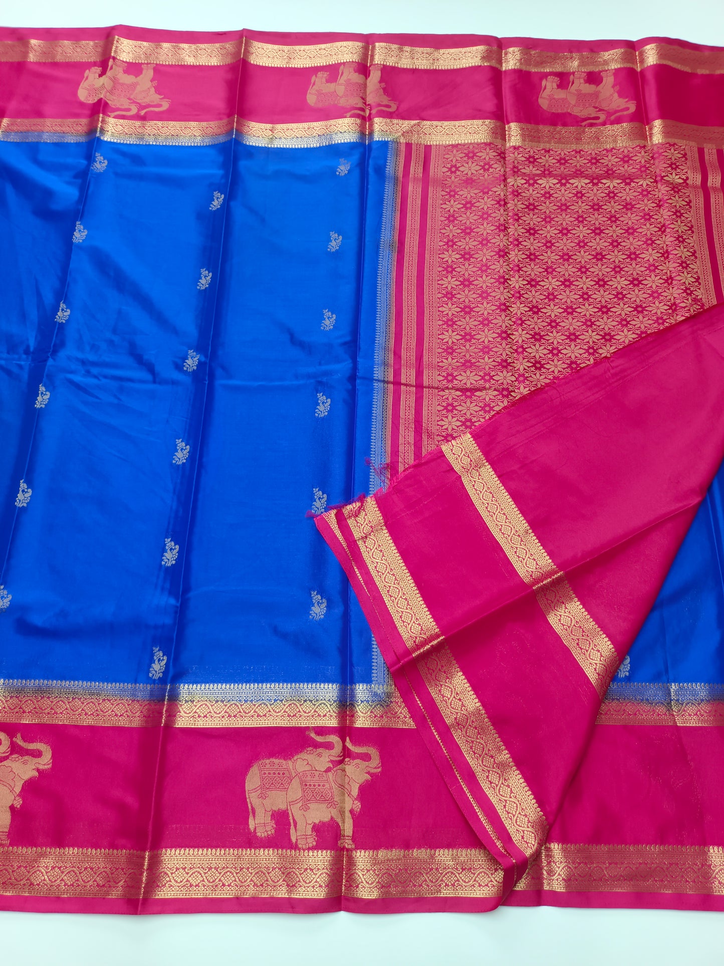 FANCY SEMI CREPE SILK SAREE