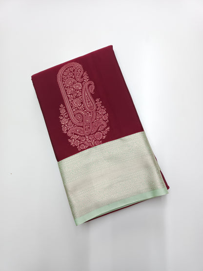 KANCHIPURAM SEMI SILK SAREE