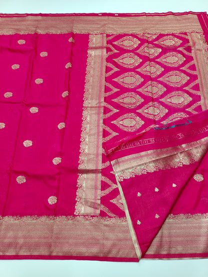 FANCY CHINON CREPE SAREE