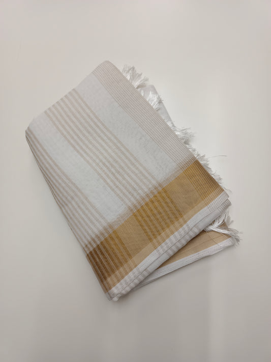 FANCY LENIN COTTON SAREE