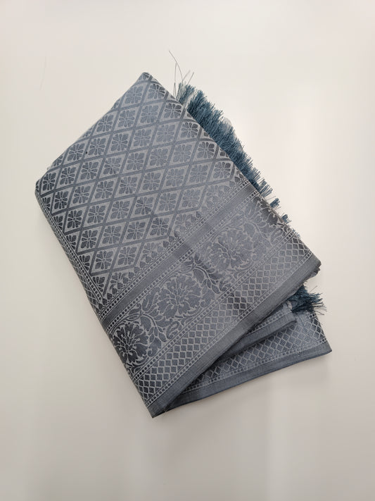 FANCY COTTON THREAD EMBROIDERY SAREE