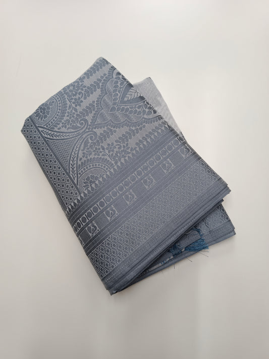 FANCY COTTON THREAD EMBROIDERY SAREE