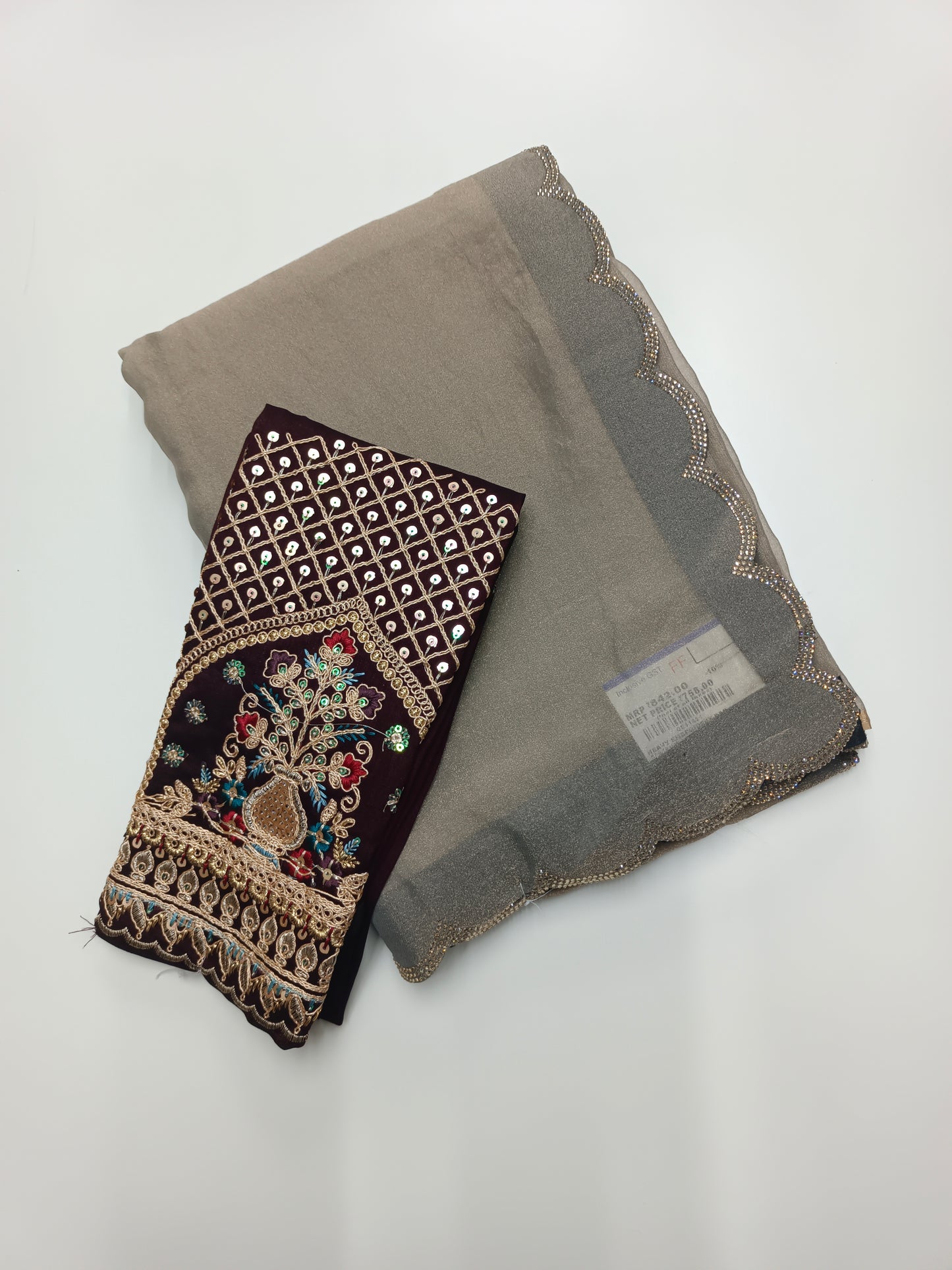 FANCY WORK SAREE