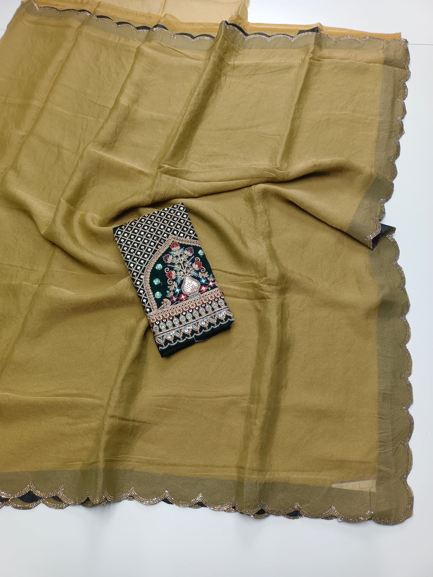 FANCY WORK SAREE