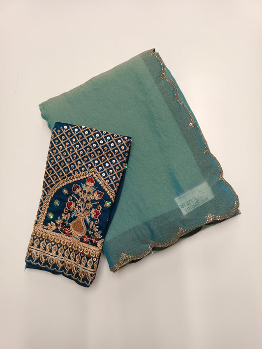 FANCY WORK SAREE