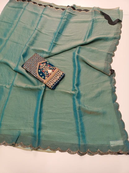 FANCY WORK SAREE
