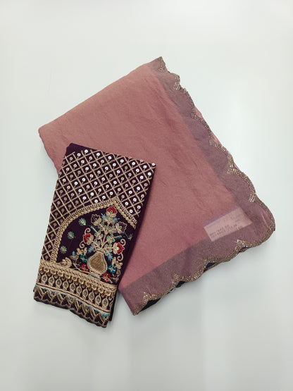 FANCY WORK SAREE