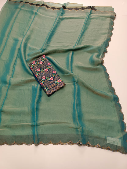 FANCY WORK SAREE