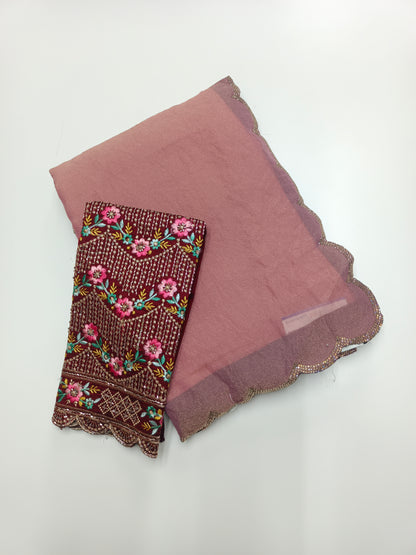 FANCY WORK SAREE