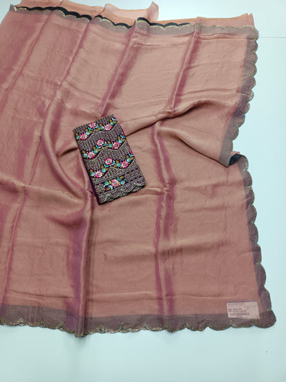 FANCY WORK SAREE