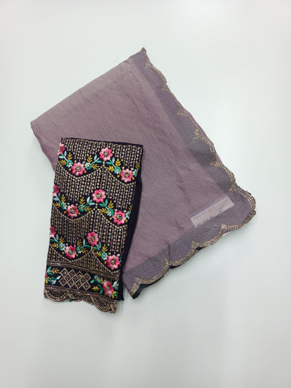 FANCY WORK SAREE