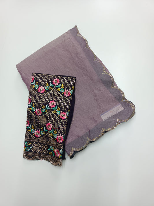 FANCY WORK SAREE