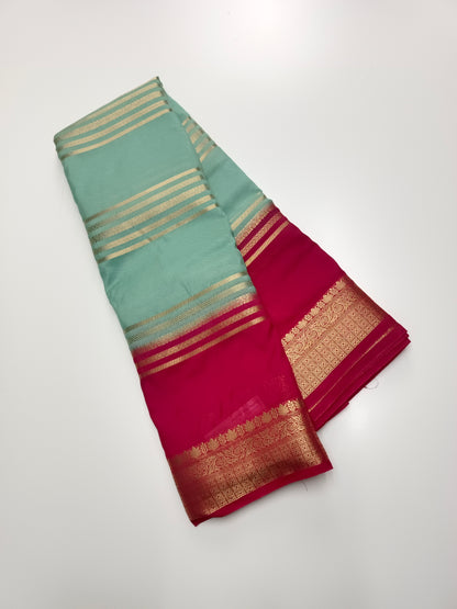 SEMI CREPE SILK SAREE