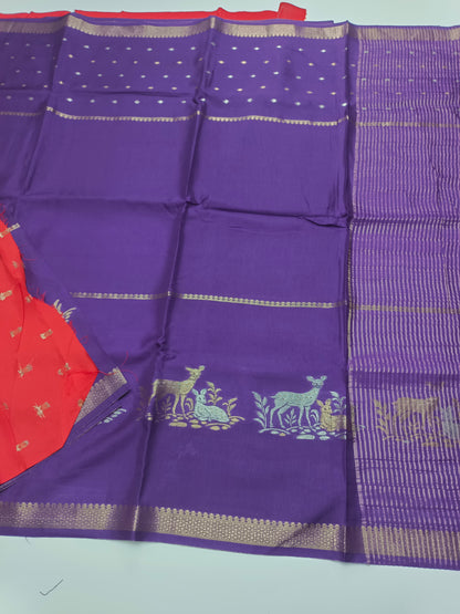 SEMI CREPE SILK SAREE