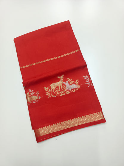 SEMI CREPE SILK SAREE