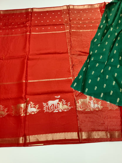 SEMI CREPE SILK SAREE