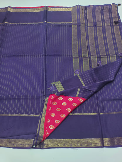 SEMI CREPE SILK SAREE