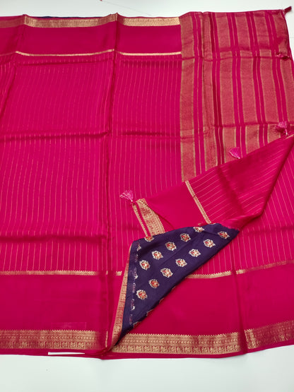 SEMI CREPE SILK SAREE