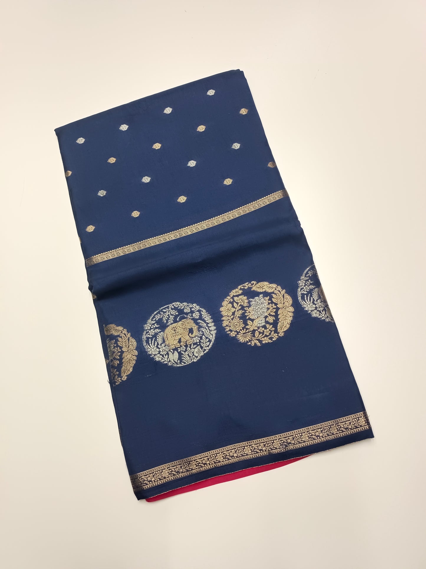 SEMI CREPE SILK SAREE