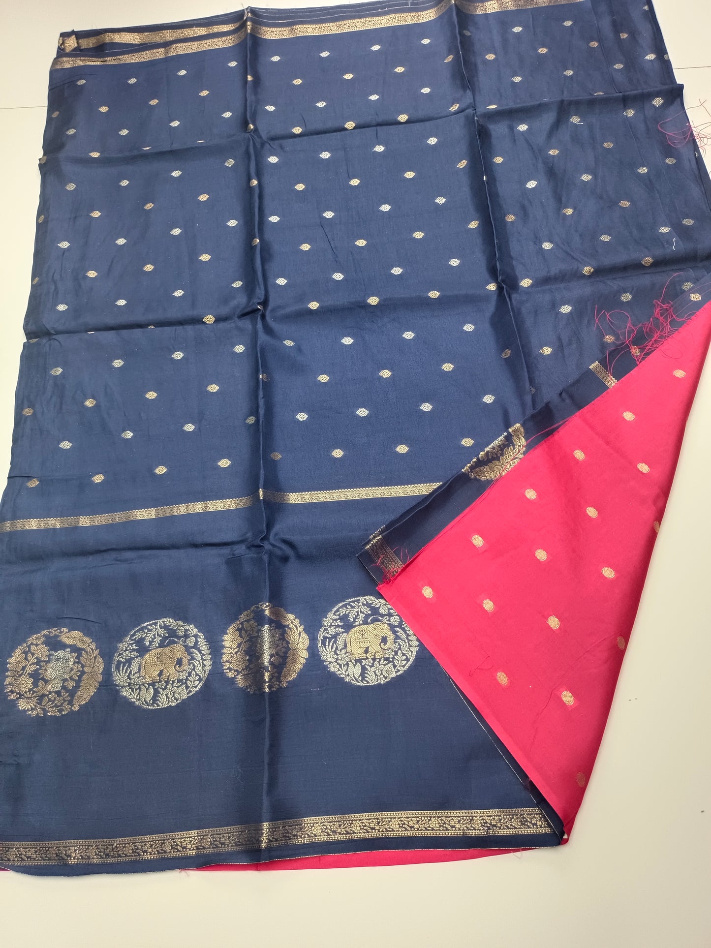 SEMI CREPE SILK SAREE