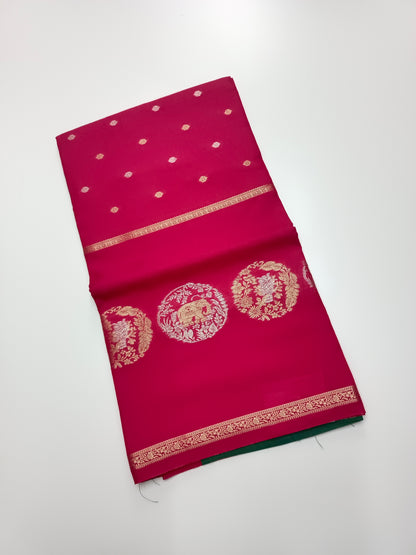 SEMI CREPE SILK SAREE