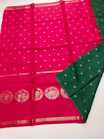 SEMI CREPE SILK SAREE