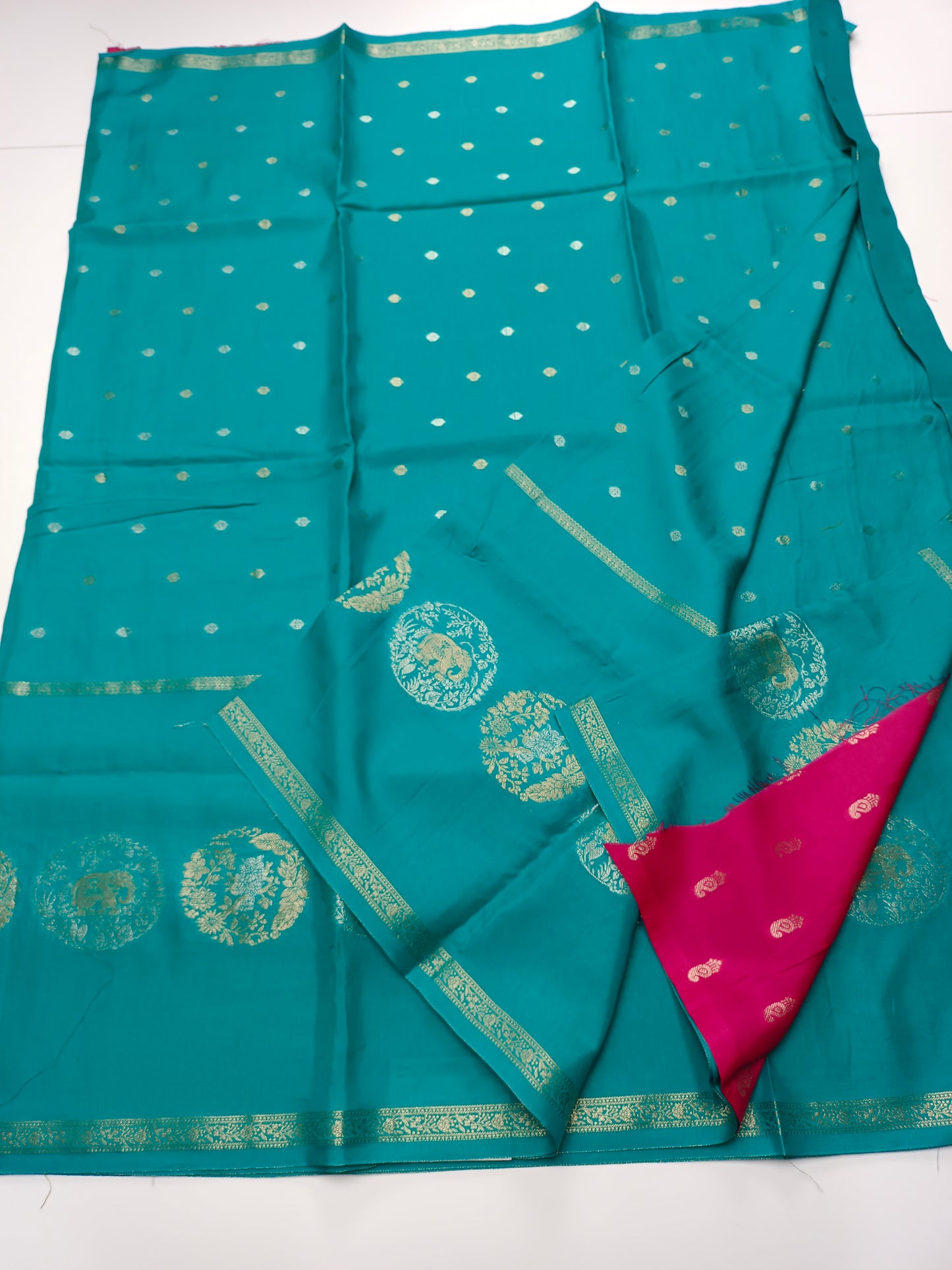 SEMI CREPE SILK SAREE