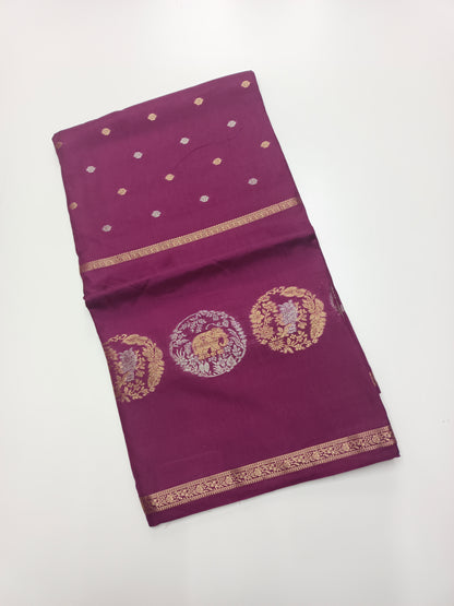 SEMI CREPE SILK SAREE