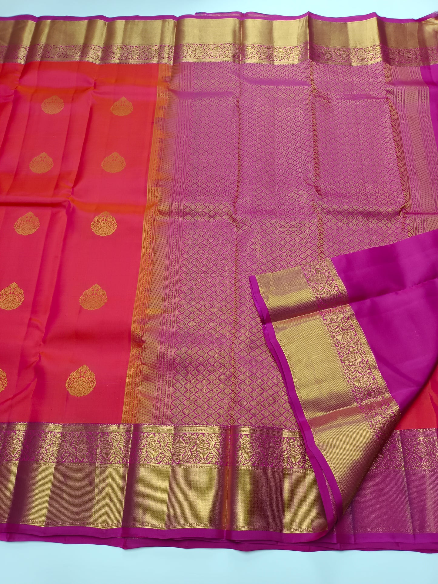 KANCHIPURAM SEMI SILK SAREE