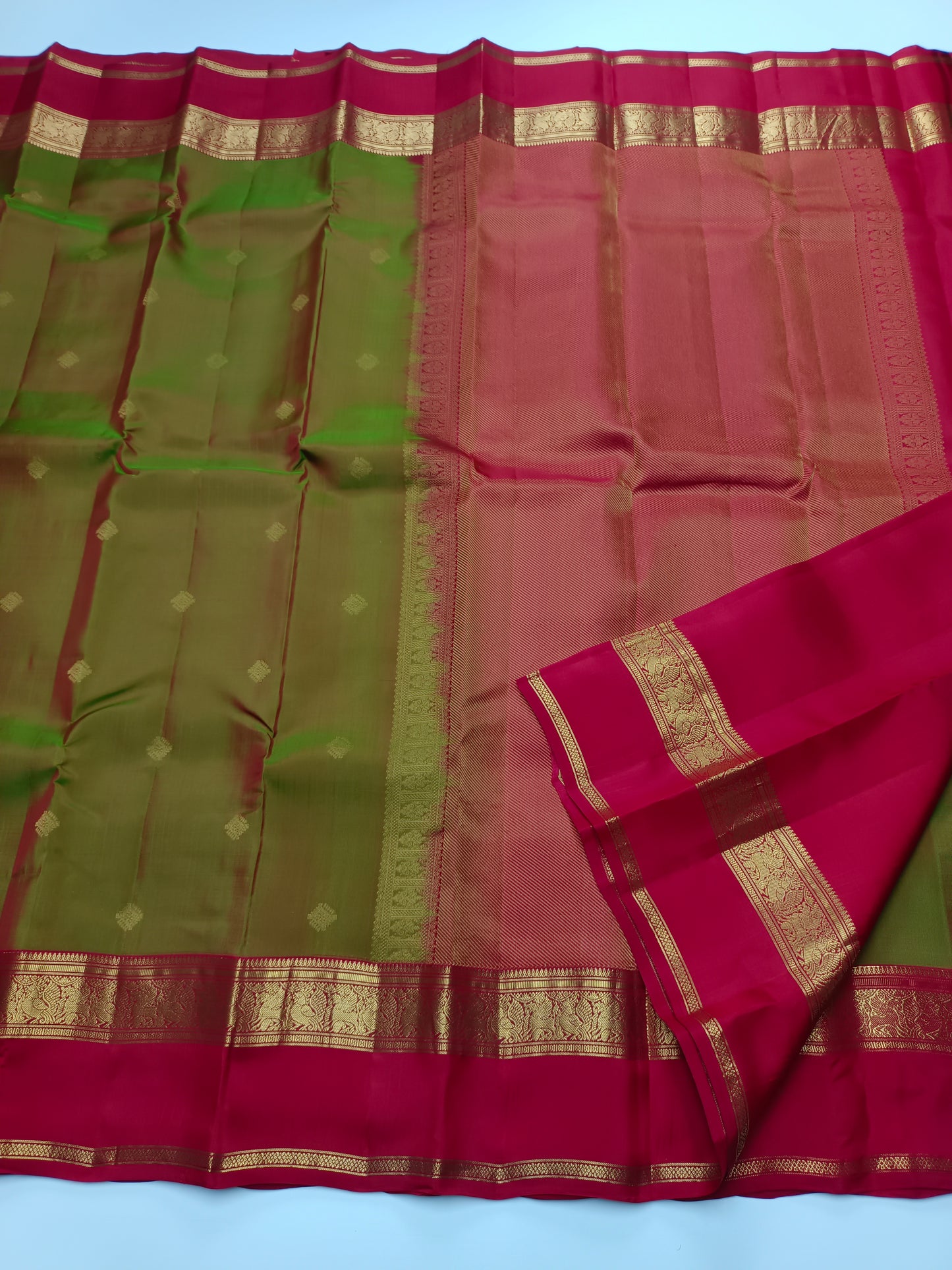 KANCHIPURAM SEMI SILK SAREE