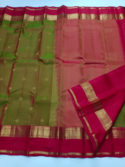 KANCHIPURAM SEMI SILK SAREE
