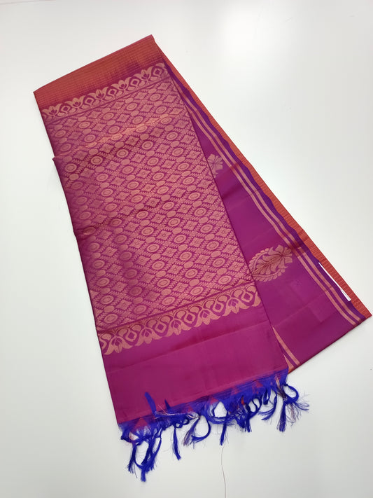 KANCHIPURAM SEMI SILK SAREE