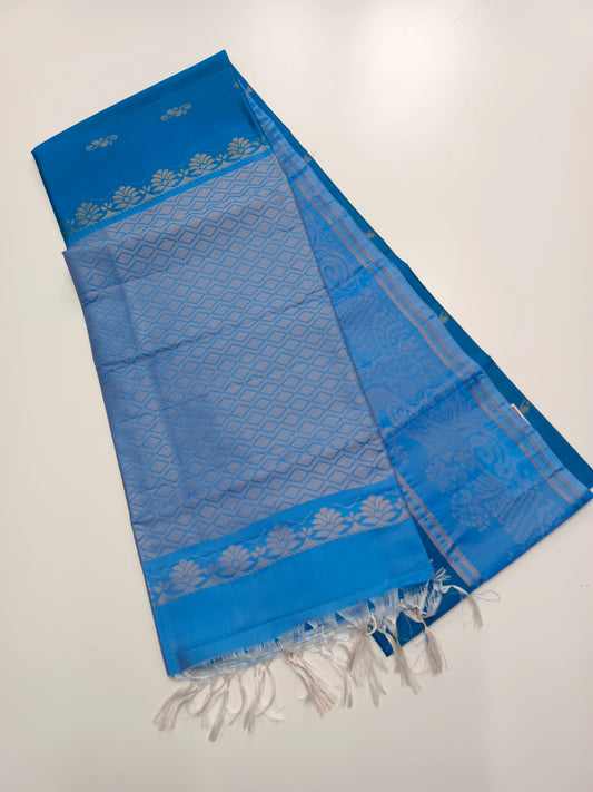 KANCHIPURAM SEMI SILK SAREE