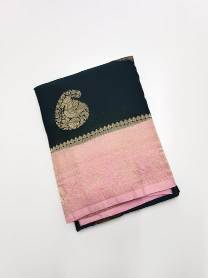 SEMI CREPE SILK SAREE
