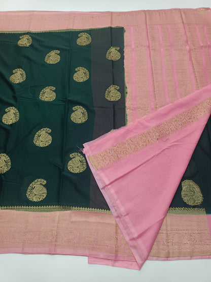 SEMI CREPE SILK SAREE