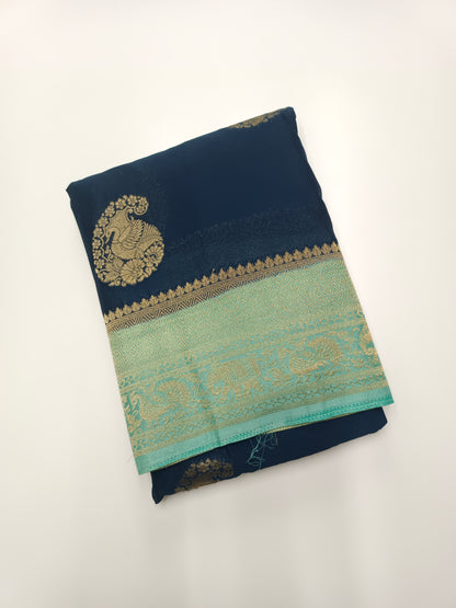 SEMI CREPE SILK SAREE