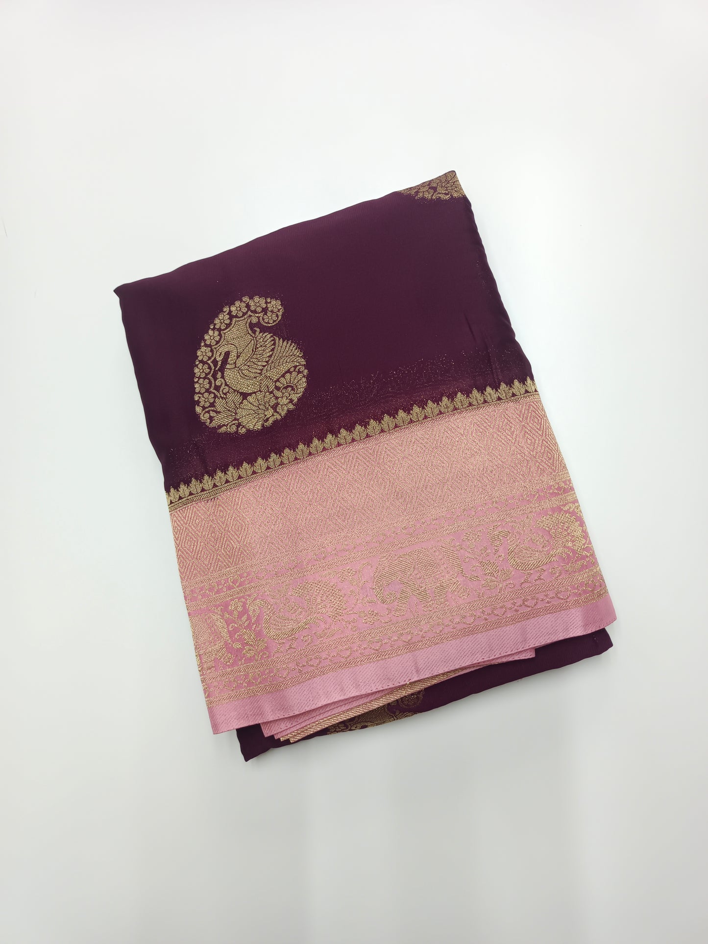 SEMI CREPE SILK SAREE