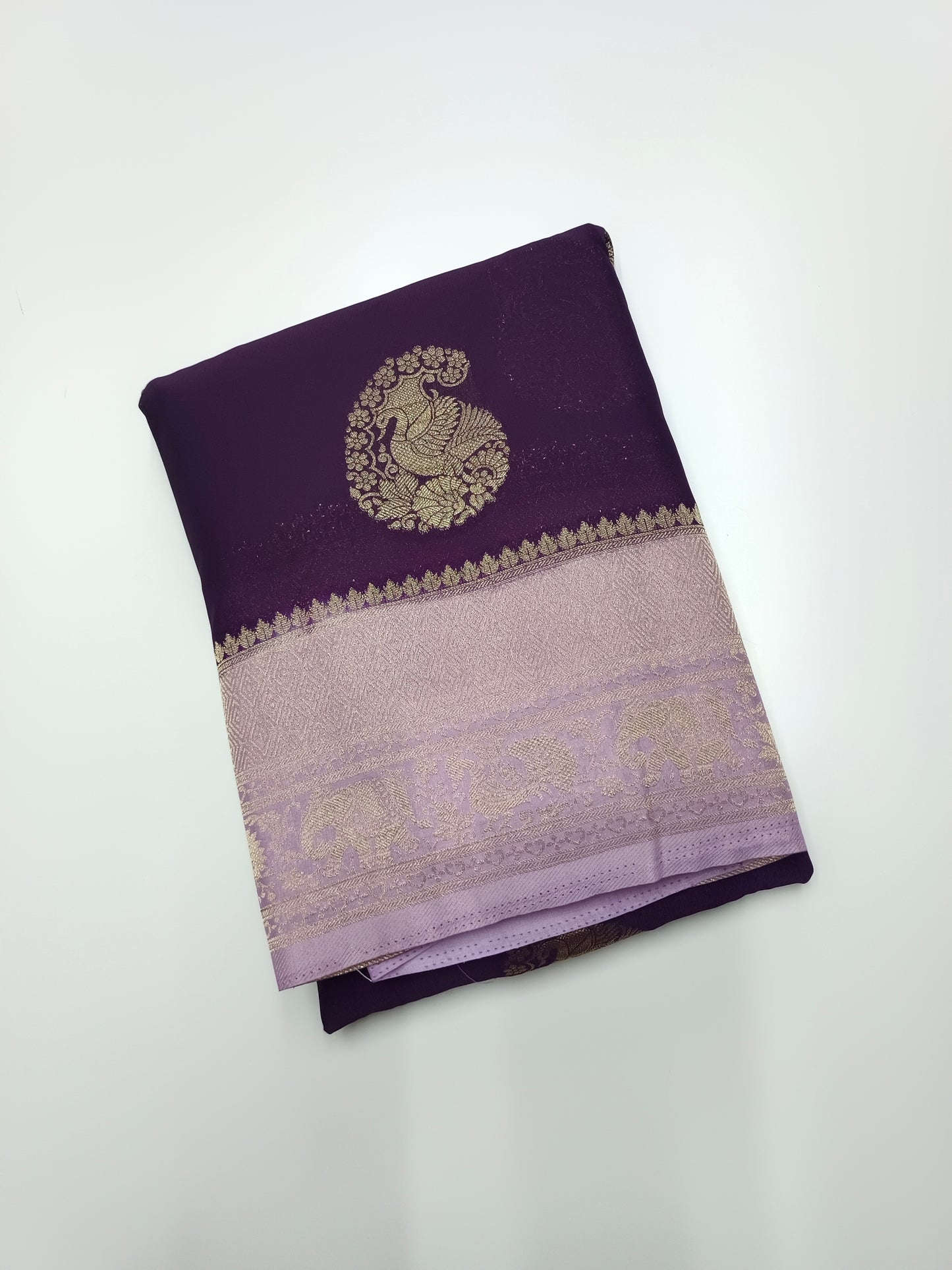 SEMI CREPE SILK SAREE