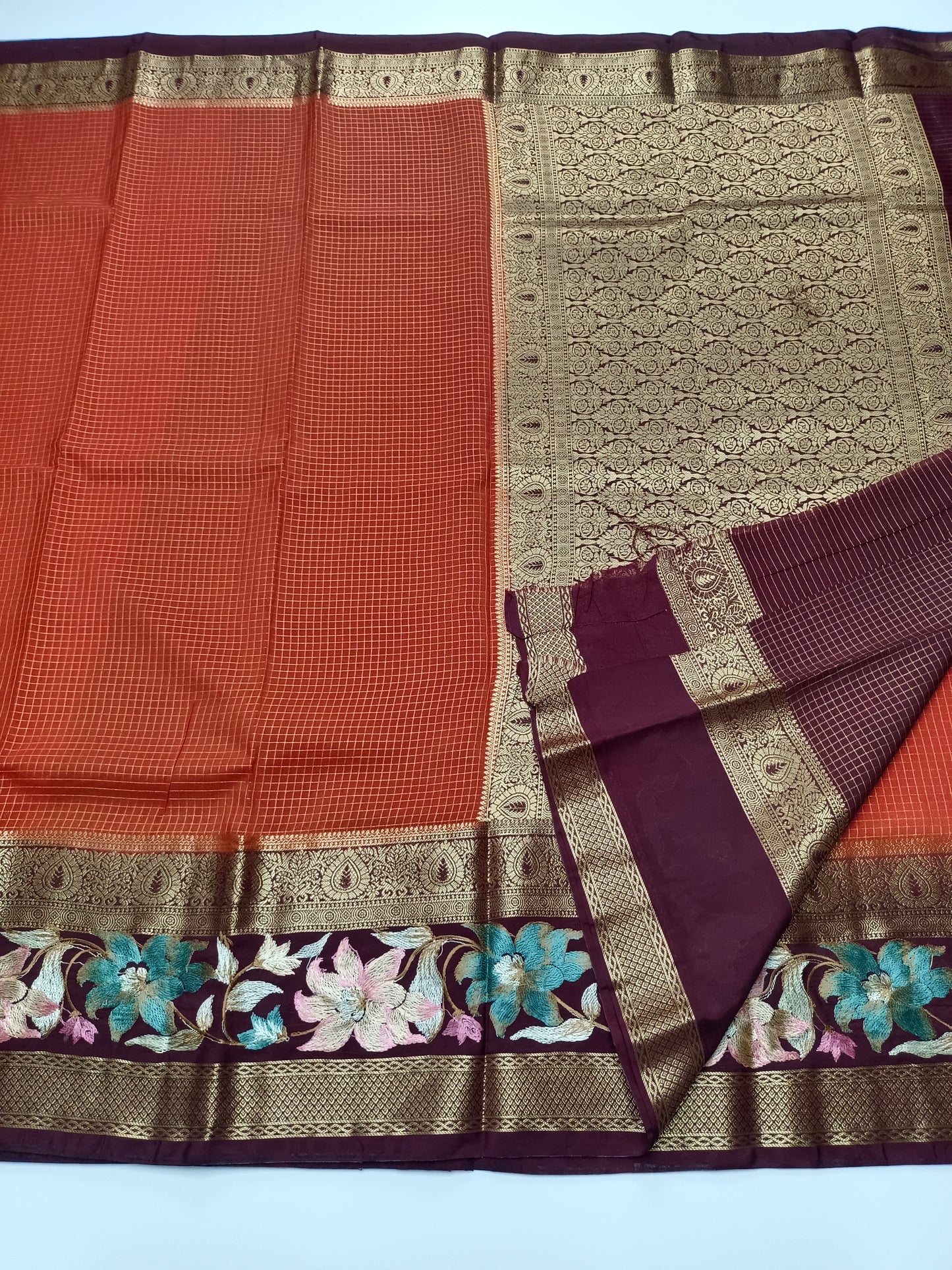 SEMI CREPE SILK SAREE