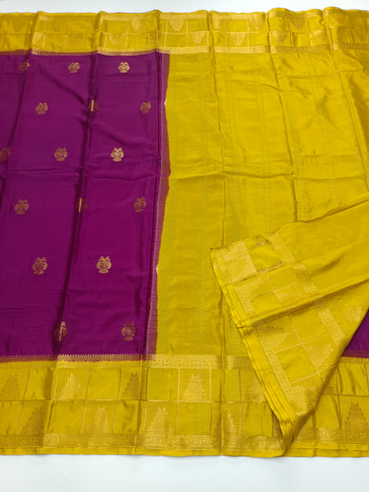 SEMI CREPE SILK SAREE
