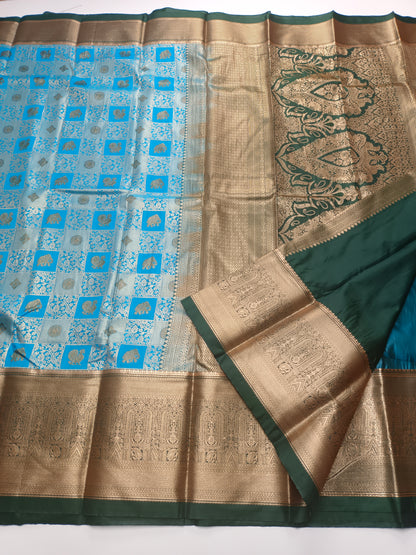 KANCHIPURAM BROCADE SILK SAREE
