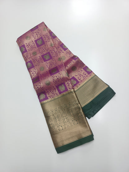 KANCHIPURAM BROCADE SILK SAREE