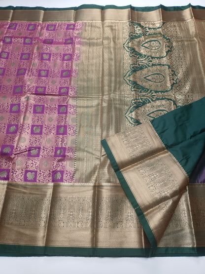 KANCHIPURAM BROCADE SILK SAREE