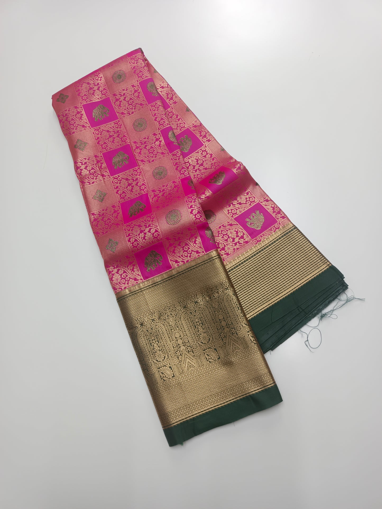 KANCHIPURAM BROCADE SILK SAREE