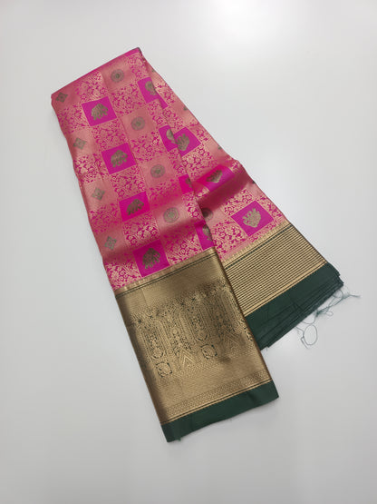 KANCHIPURAM BROCADE SILK SAREE