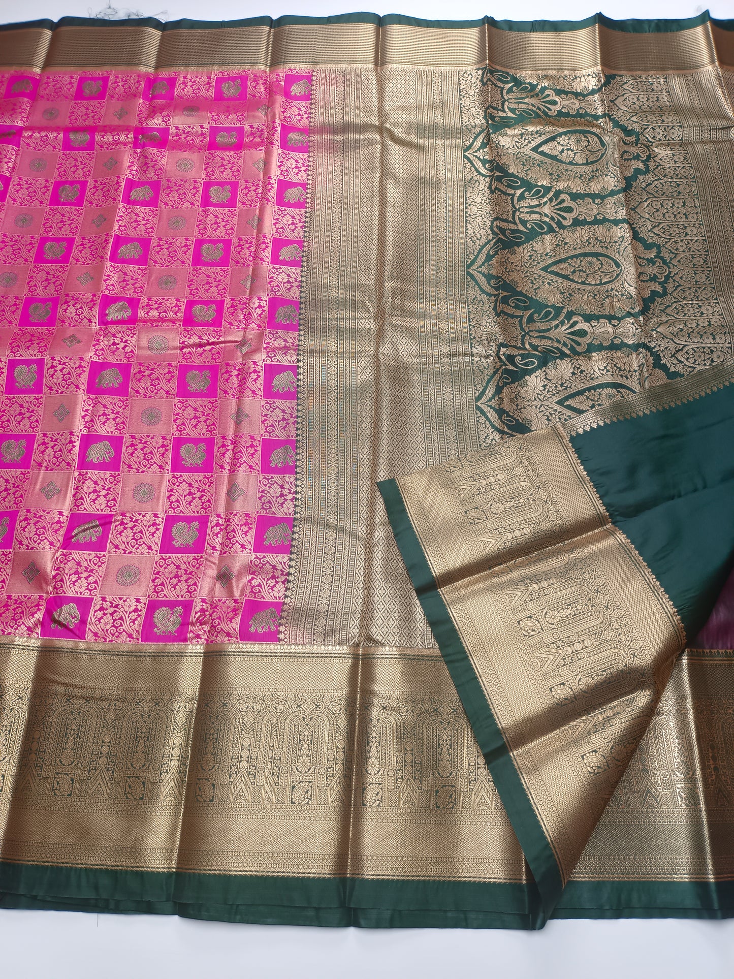 KANCHIPURAM BROCADE SILK SAREE
