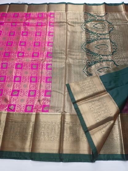 KANCHIPURAM BROCADE SILK SAREE